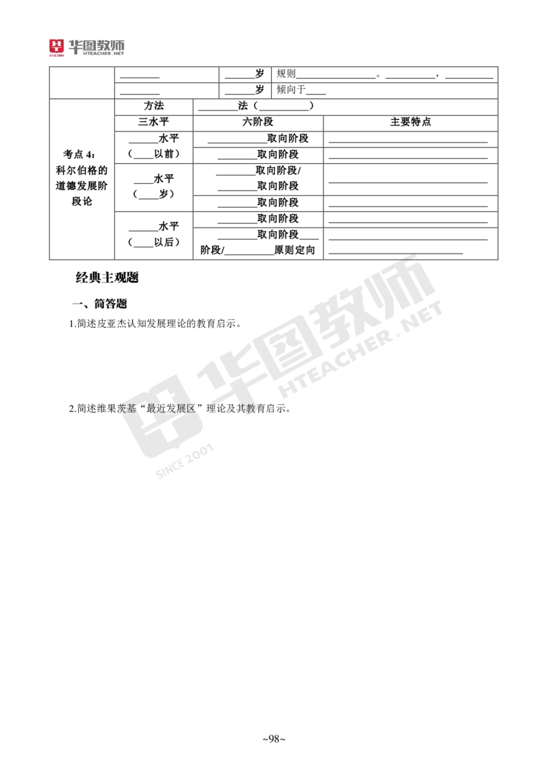 小学科二公众号神奇喇叭_教资_25下资料合集一_0725下最新默写笔记