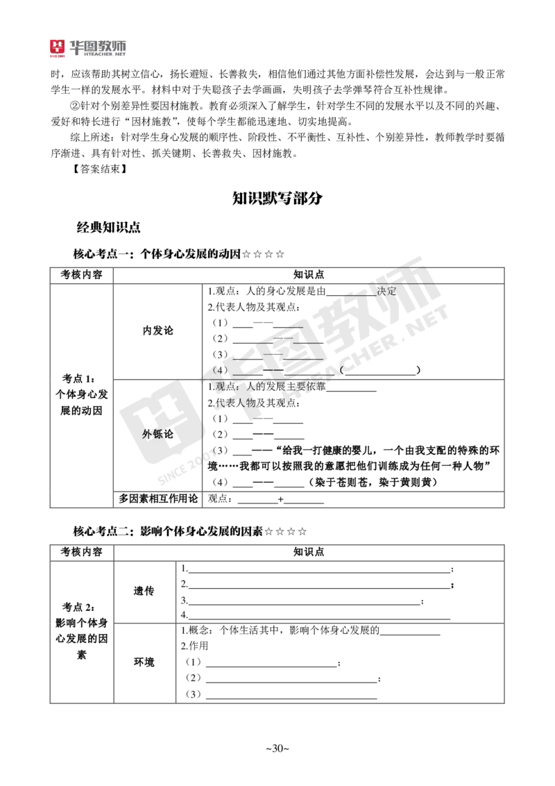 小学科二公众号神奇喇叭_教资_25下资料合集一_0725下最新默写笔记