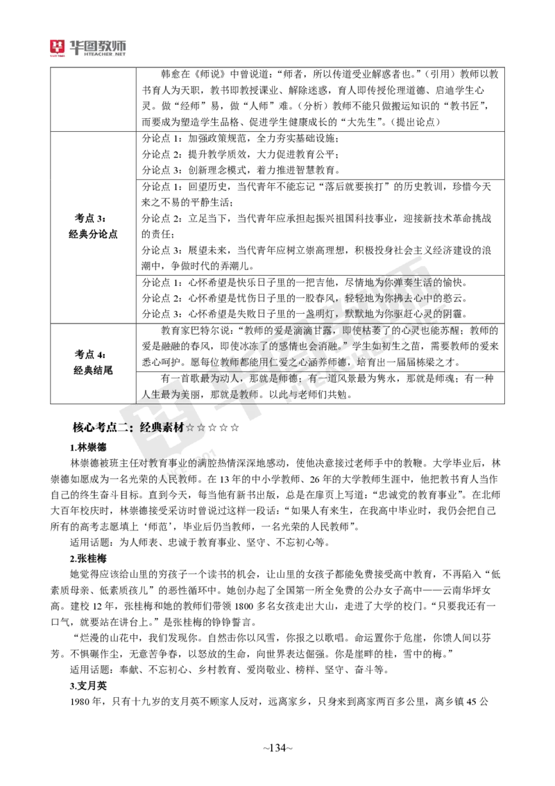 幼儿园综合素质_教资_教资笔试默写重点笔记