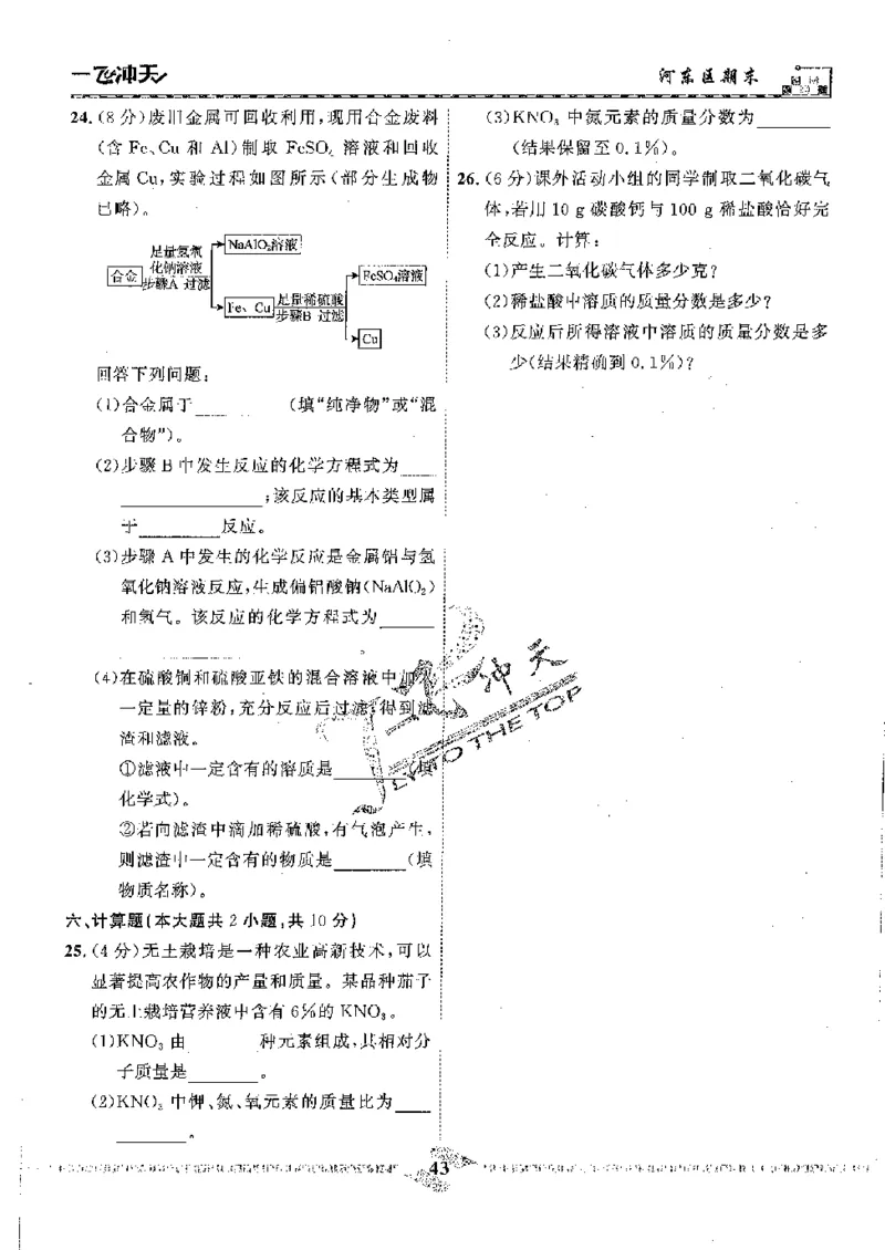 2025《一飞冲天-中考模拟试题汇编》化学_《一飞冲天-中考专项》2026版_一飞冲天-中考模拟试题汇编（2025版）