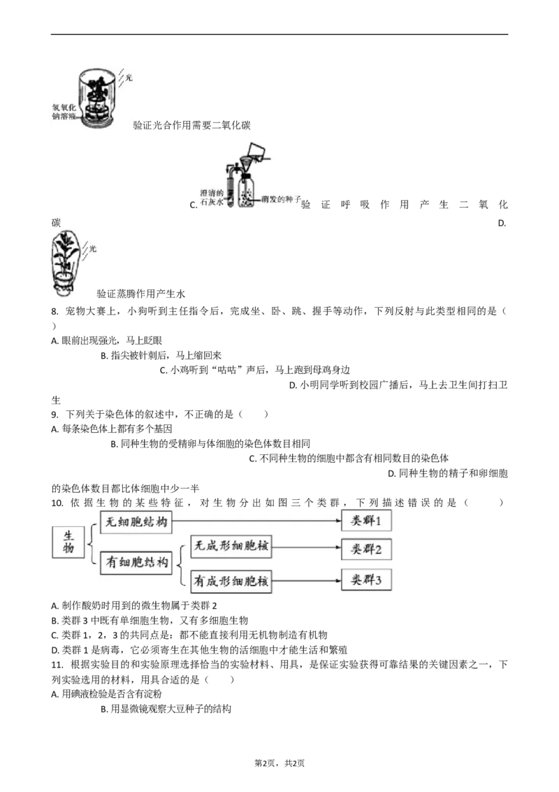 2015年德州市中考生物试题及答案_中考真题_8.生物中考真题2015-2024年_地区卷_山东省_山东德州生物11-20
