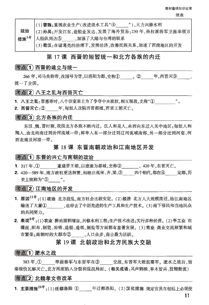 2026《万唯大小卷&bull;历史》7上教材基础知识记背_2026万唯系列预习复习_2026版初中《万唯大小卷》7年级上册（全科多版本）_2026《万唯大小卷&bull;历史》7上