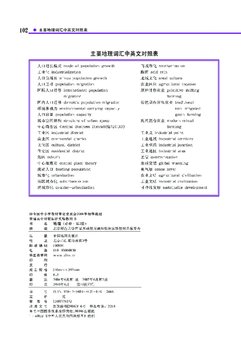 中图版高中地理必修2_4-教培资料-26年最新资料-同步更新_初中高中教资_03科三专项（进去保存报考的学科即可）_02科三专项（笔记真题思维导图教学设计版本二）