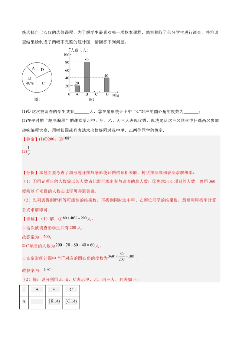 数学（浙江卷）（全解全析）_2数学总复习_赠送：2024中考模拟题数学_三模（42套）_数学（浙江卷）