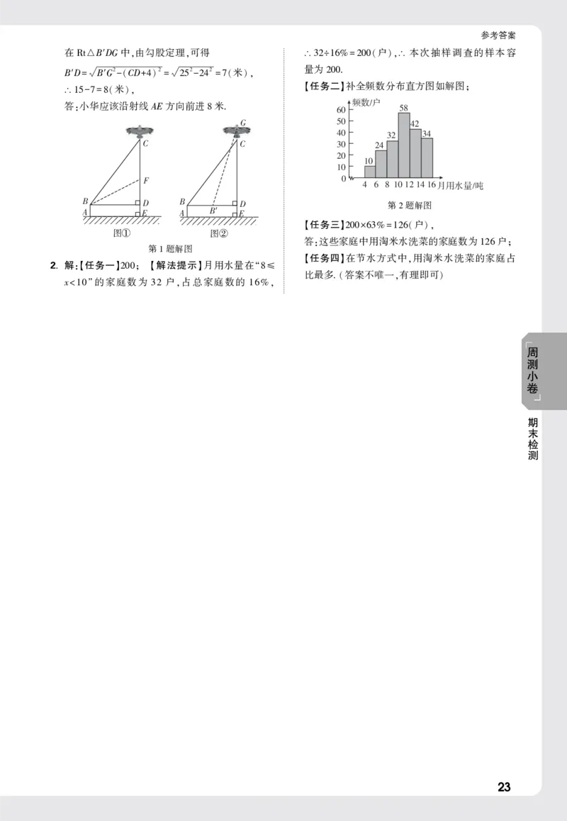 2026《万唯大小卷&bull;数学》8上周测小卷详解详析(HS)_2026万唯系列预习复习_2026版初中《万唯大小卷》8年级上册（全科多版本）_2026《万唯大小卷&bull;数学》8上(HS)