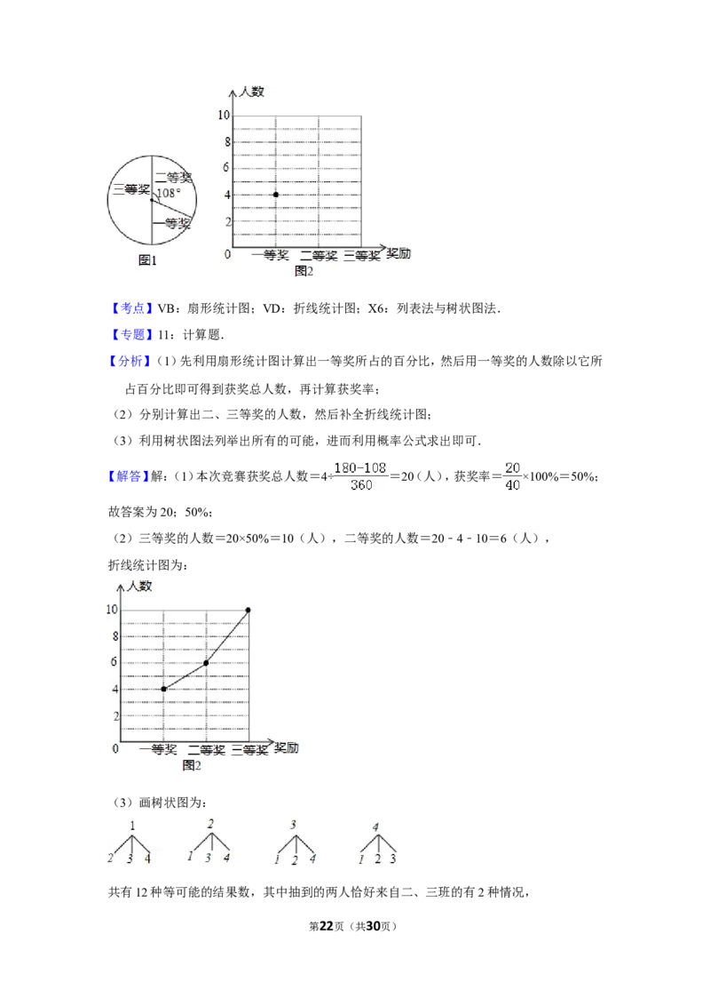 2015年四川省德阳市中考数学试卷（含解析版）_中考真题_2.数学中考真题2015-2024年_地区卷_四川省_四川德阳数学11-22