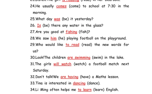 No.194适当形式填空100题⑩答案解析_初中英语语法_最全初中英语语法习题_No.194适当形式填空100题⑩