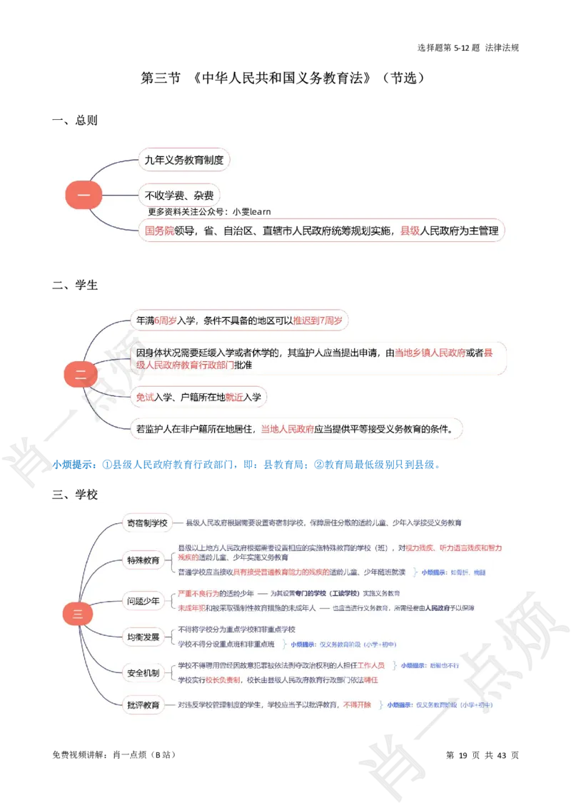 ①科一系统知识讲义-2025上肖一点烦_4-教培资料-26年最新资料-同步更新_初中高中教资_2025上中学教资笔试_062025上教资笔试考前冲刺汇总
