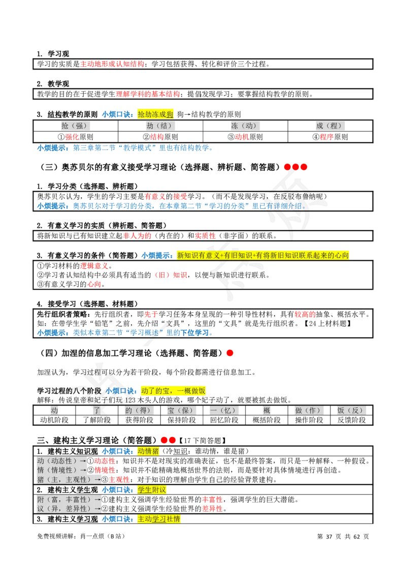 2中学科二系统知识2024下肖一点烦_4-教培资料-26年最新资料-同步更新_科一科二电子资料合集中小幼（笔记真题知识点汇总等）文件多，按需保存_09肖一点烦