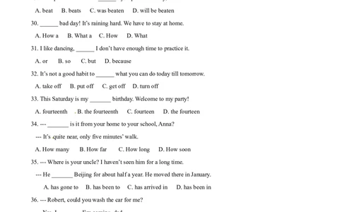 2017年中考真题精品解析英语（重庆B卷）精编word版（原卷版）_中考真题_3.英语中考真题2015-2024年_2017年全国中考YINGYU134份_2017年中考真题精品解析英语（重庆B卷）精编word版