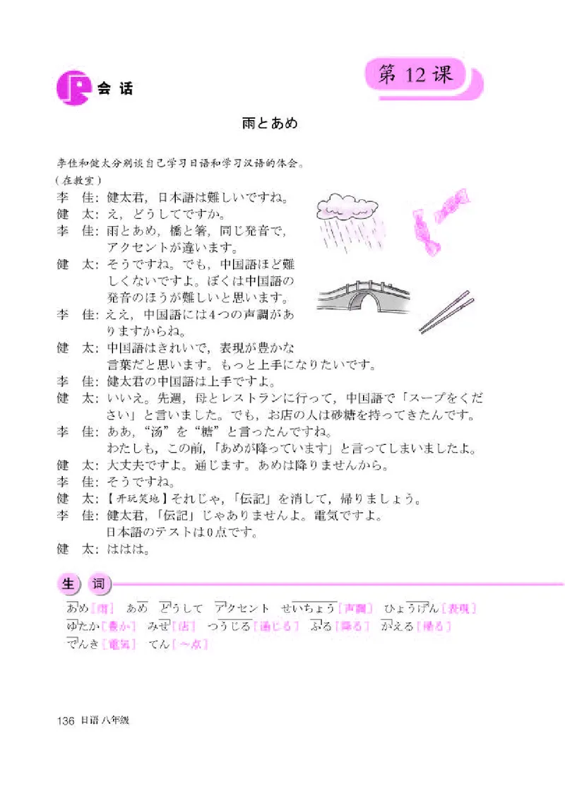 人教版8年级日语全一册高清教材_4-教培资料-26年最新资料-同步更新_初中高中教资_03科三专项（进去保存报考的学科即可）_02科三专项（笔记真题思维导图教学设计版本二）