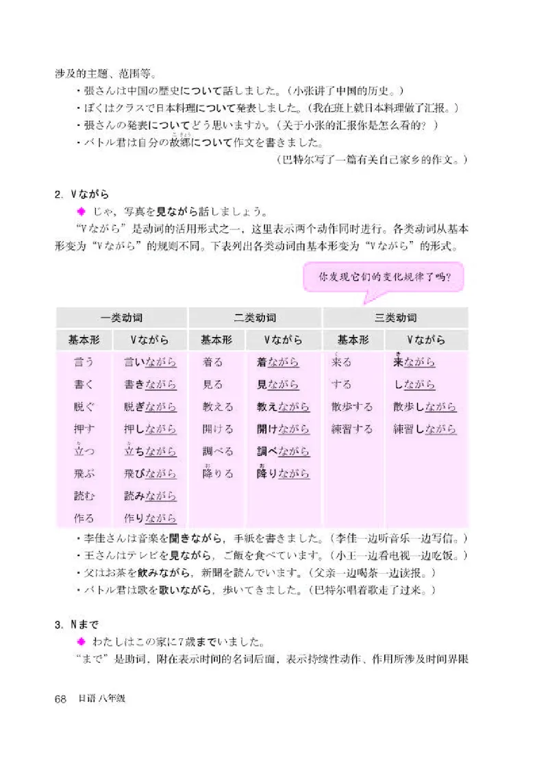人教版8年级日语全一册高清教材_4-教培资料-26年最新资料-同步更新_初中高中教资_03科三专项（进去保存报考的学科即可）_02科三专项（笔记真题思维导图教学设计版本二）