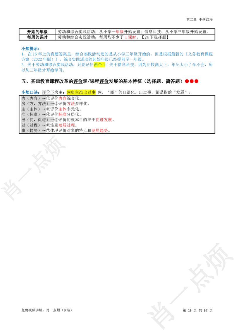 ①中学科二系统知识讲义-2025下肖一点烦_4-教培资料-26年最新资料-同步更新_科一科二电子资料合集中小幼（笔记真题知识点汇总等）文件多，按需保存_09肖一点烦_中学