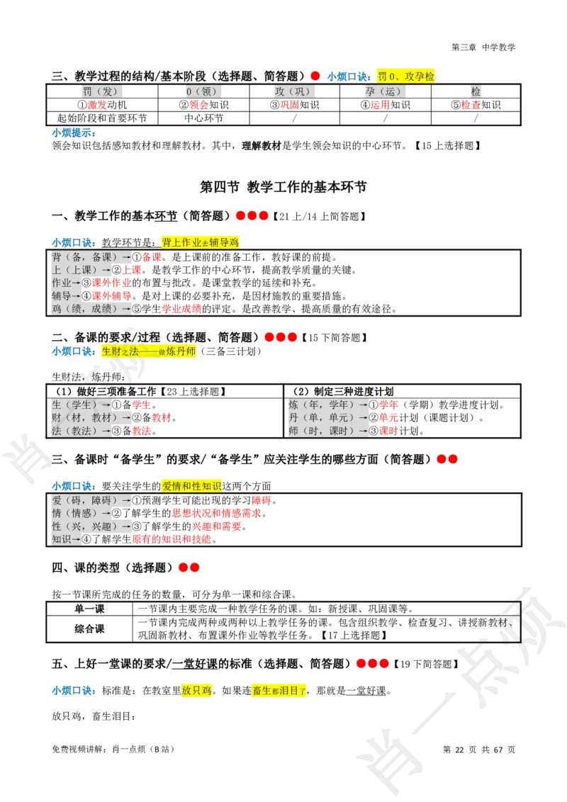①中学科二系统知识讲义-2025下肖一点烦_4-教培资料-26年最新资料-同步更新_科一科二电子资料合集中小幼（笔记真题知识点汇总等）文件多，按需保存_09肖一点烦_中学