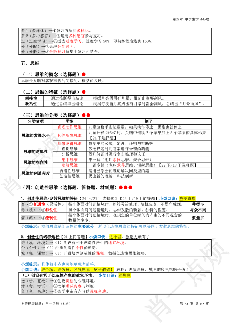 ①中学科二系统知识讲义-2025下肖一点烦_4-教培资料-26年最新资料-同步更新_科一科二电子资料合集中小幼（笔记真题知识点汇总等）文件多，按需保存_09肖一点烦_中学