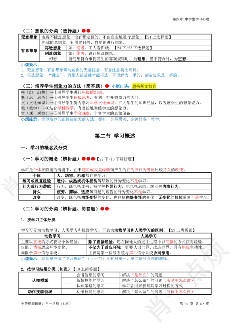 ①中学科二系统知识讲义-2025下肖一点烦_4-教培资料-26年最新资料-同步更新_科一科二电子资料合集中小幼（笔记真题知识点汇总等）文件多，按需保存_09肖一点烦_中学