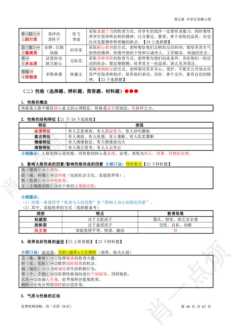 ①中学科二系统知识讲义-2025下肖一点烦_4-教培资料-26年最新资料-同步更新_科一科二电子资料合集中小幼（笔记真题知识点汇总等）文件多，按需保存_09肖一点烦_中学