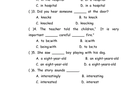 No.143综合训练选择题①_初中英语语法_最全初中英语语法习题_No.143综合训练选择题①