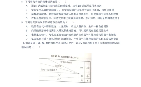 2015年江苏省徐州市中考化学试题及答案_中考真题_5.化学中考真题2015-2024年_地区卷_江苏省_徐州中考化学08-22