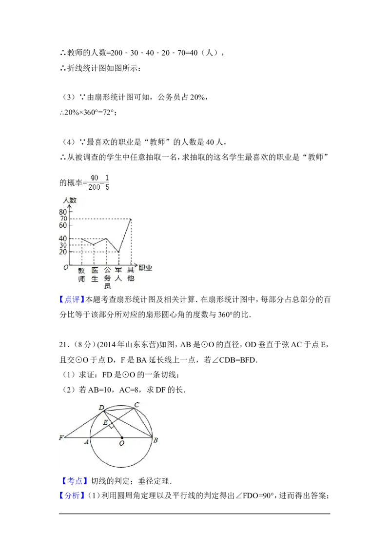 2014年山东省东营市中考数学试卷（含解析版）_中考真题_2.数学中考真题2015-2024年_2014年全国中考数学170份