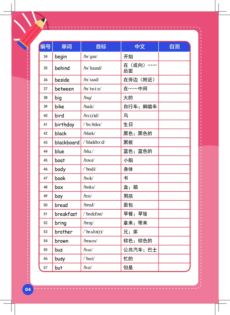 英语核心词汇手册_初中英语语法_最全初中英语语法习题_No.39小学核心词汇手册