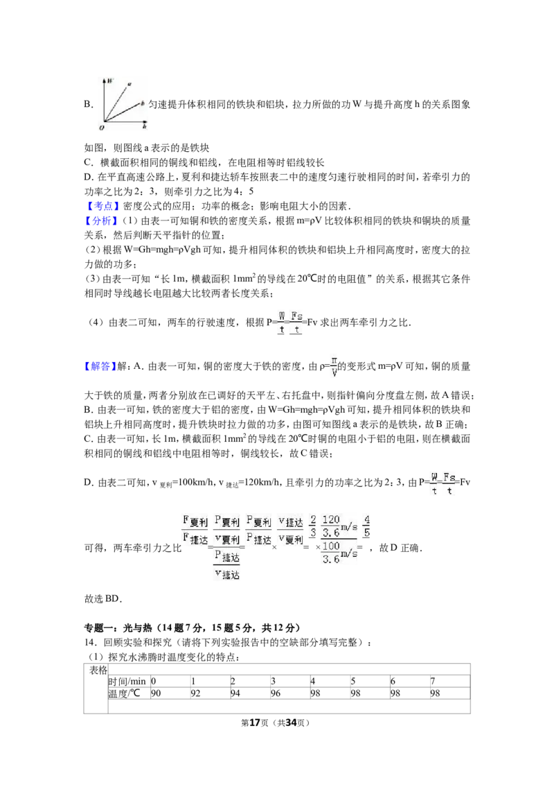 2016年青岛市中考物理试卷和答案_中考真题_4.物理中考真题2015-2024年_地区卷_山东省_青岛物理08-22