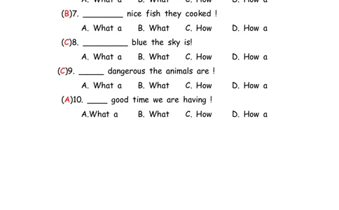 No.37感叹句练习题答案解析_初中英语语法_最全初中英语语法习题_No.37感叹句练习题