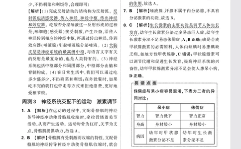 2026《万唯大小卷&bull;生物》8全周测小卷详解详析(RJ)_2026万唯系列预习复习_2026版初中《万唯大小卷》8年级上册（全科多版本）_2026《万唯大小卷&bull;生物》8全(RJ)