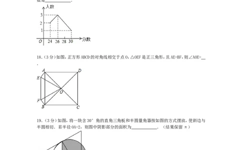 2015年黑龙江省绥化市中考数学试题及答案_中考真题_2.数学中考真题2015-2024年_地区卷_黑龙江_黑龙江黑龙江绥化数学12-21缺13,16