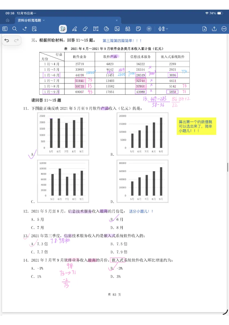 海海刷资料分析套题3-4（花生思路版）_2026考公资料_（01）花生十三_04刷题班2026年省考四海行测2000题海海刷(1)_01.资料分析刷题_专项笔记_花生思路版