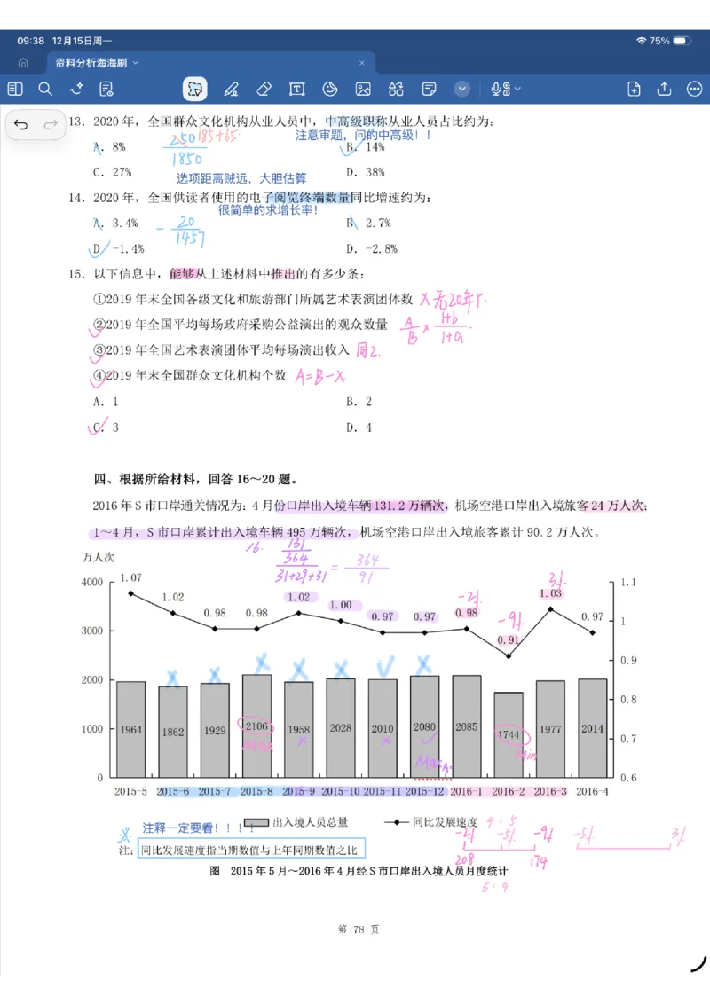 海海刷资料分析套题3-4（花生思路版）_2026考公资料_（01）花生十三_04刷题班2026年省考四海行测2000题海海刷(1)_01.资料分析刷题_专项笔记_花生思路版