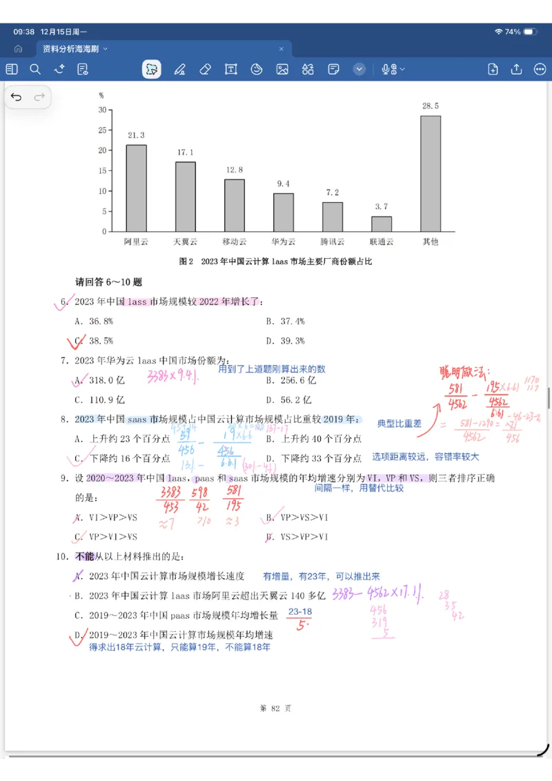海海刷资料分析套题3-4（花生思路版）_2026考公资料_（01）花生十三_04刷题班2026年省考四海行测2000题海海刷(1)_01.资料分析刷题_专项笔记_花生思路版
