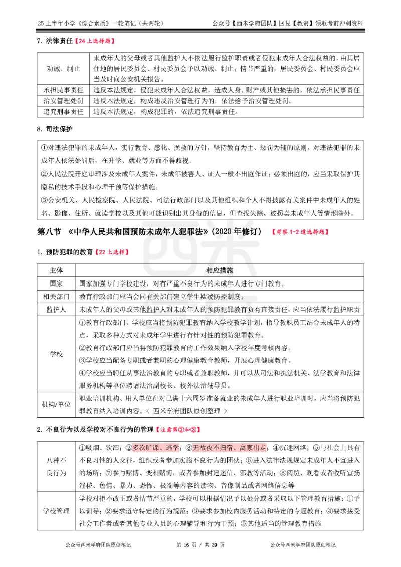 25上-小学-综合素质一轮笔记_4-教培资料-26年最新资料-同步更新_科一科二电子资料合集中小幼（笔记真题知识点汇总等）文件多，按需保存_各机构笔记合集（中小幼）推荐_科一