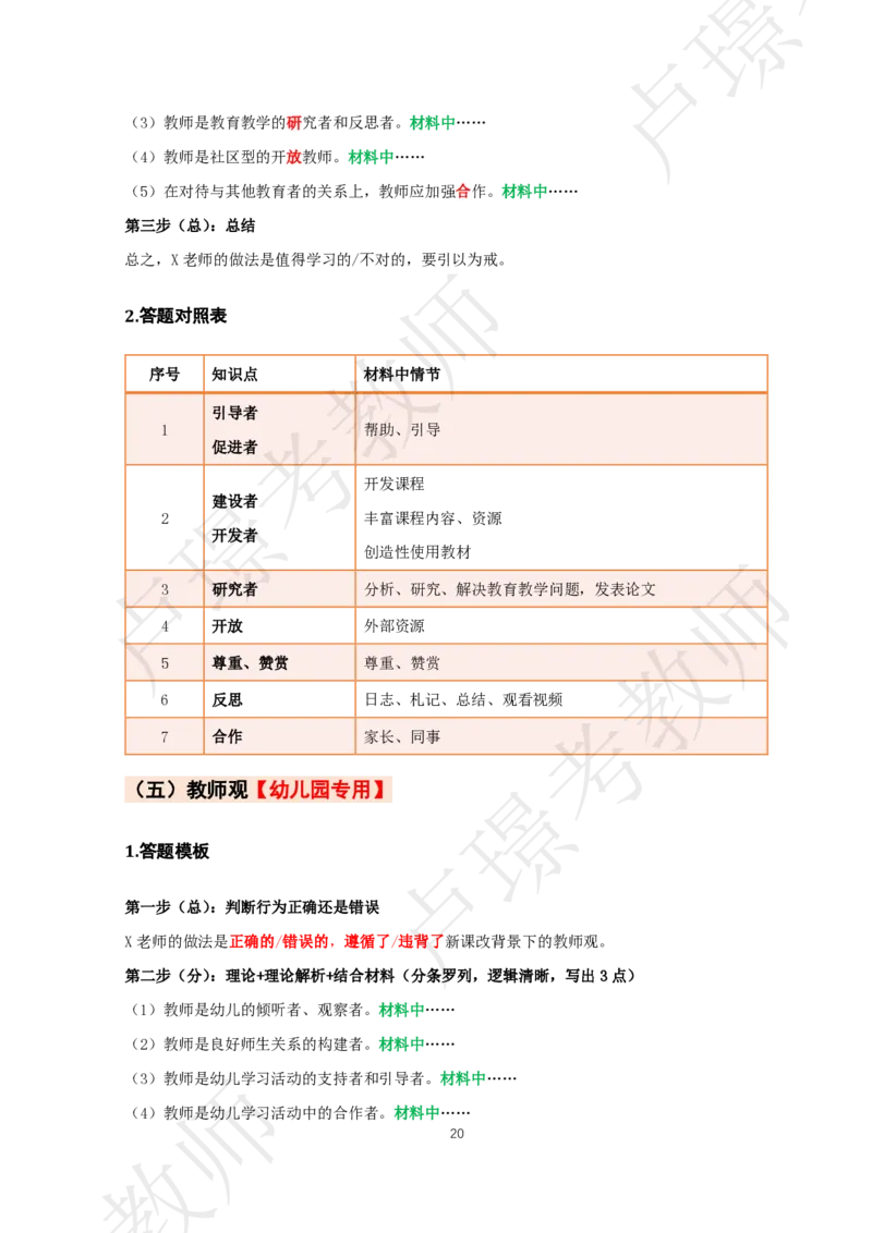 中小幼科一考前抢分包_4-教培资料-26年最新资料-同步更新_初中高中教资_2025下中学教资笔试_中学冲刺急救包_11.卢姨25下教资资料合集_25下：卢姨考前抢分包