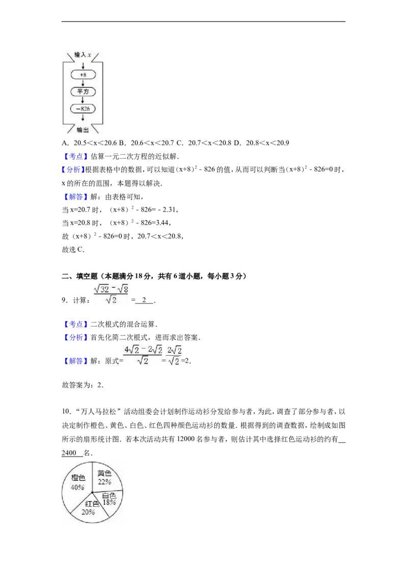 2016年山东省青岛市中考数学试卷（含解析版）_中考真题_2.数学中考真题2015-2024年_2016年全国中考数学160份