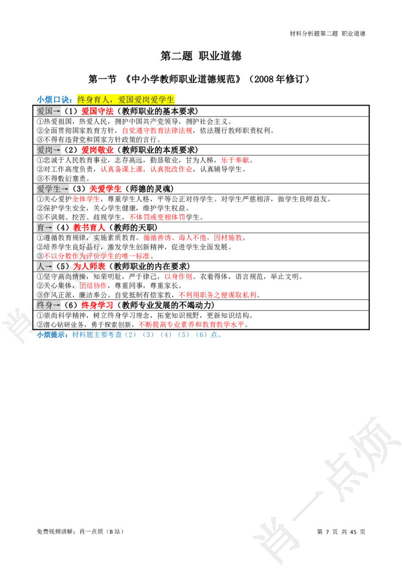 ①科一系统知识讲义-2025下肖一点烦_4-教培资料-26年最新资料-同步更新_科一科二电子资料合集中小幼（笔记真题知识点汇总等）文件多，按需保存_09肖一点烦_中学