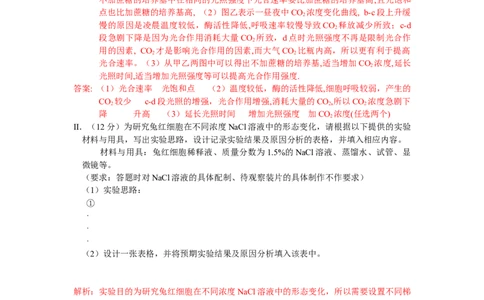 2010年高考生物试卷（浙江）（解析卷）_1.高考2025全国各省真题+答案_01.2008-2024全国高考真题（按省份分类）_22.浙江_2008-2024&middot;（浙江）生物高考真题