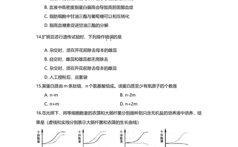 2009年高考生物试卷（上海）（解析卷）_1.高考2025全国各省真题+答案_01.2008-2024全国高考真题（按省份分类）_31.上海_2008-2022&middot;（上海）生物高考真题