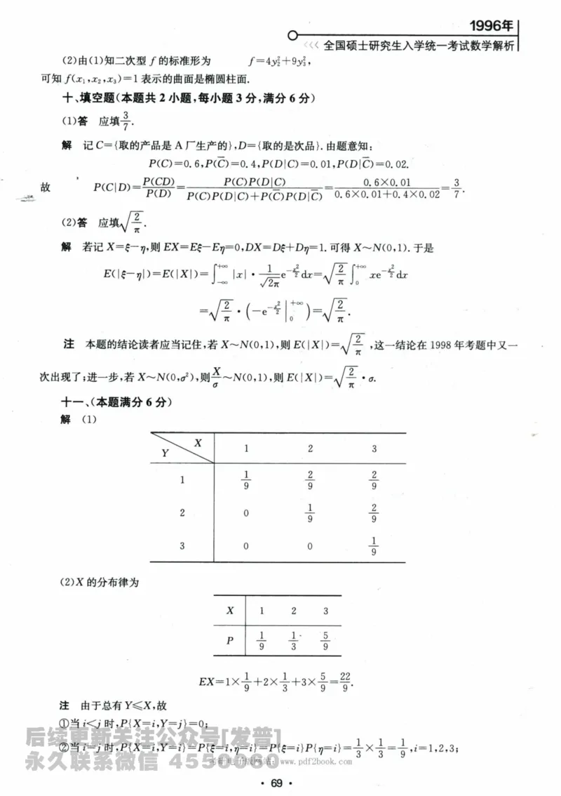 2024考研数学张宇真题大全解析分册数学一公众号：小乖考研免费分享_04.数学一历年真题_张老师版本数一