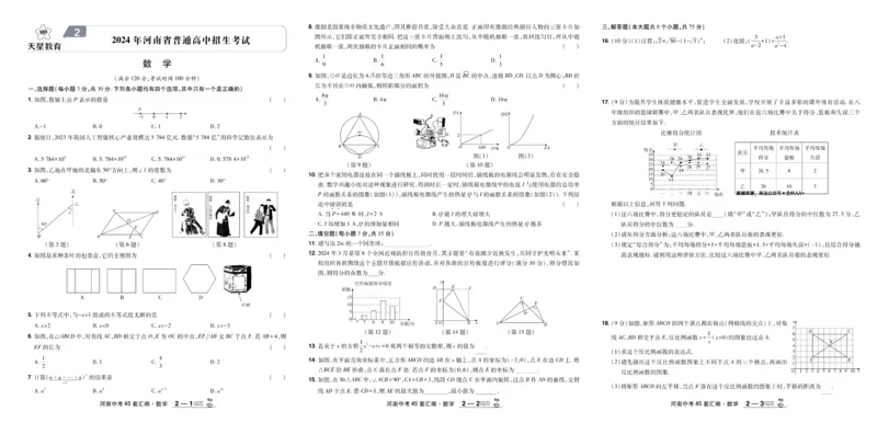 2026《中考数学45套》河南_45套中招_2025《中考数学45套》河南