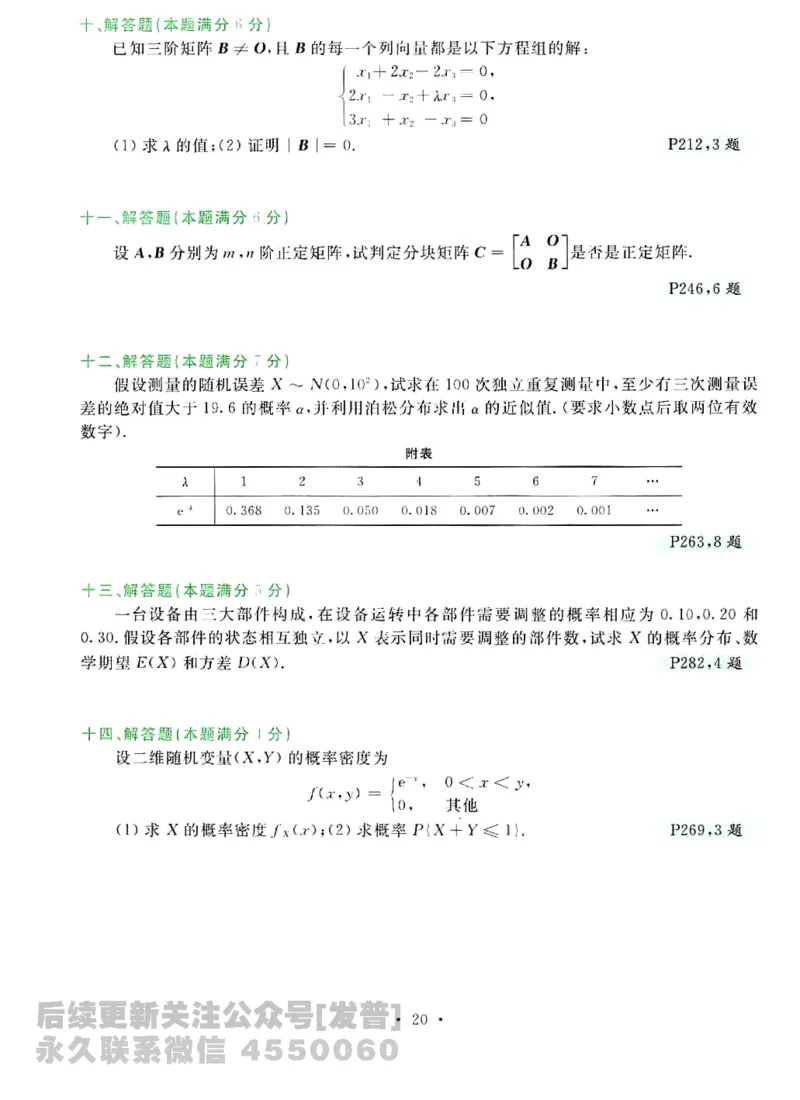 2023考研数学李永乐数学历年真题全精解析（数学三）1987-2008公众号：小乖考研免费分享_06.数学三历年真题_李老师版本数学三_李永乐历年真题全精解析（数学三）1987-2008