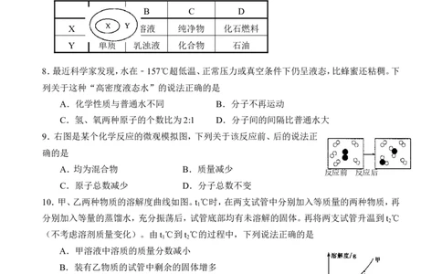 2014年安徽省中考化学试题及答案_中考真题_5.化学中考真题2015-2024年_地区卷_安徽化学08-22