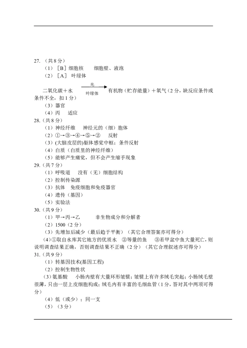 2013潍坊市中考生物试题带答案(word版)_中考真题_8.生物中考真题2015-2024年_地区卷_山东省_山东潍坊中考生物08-21