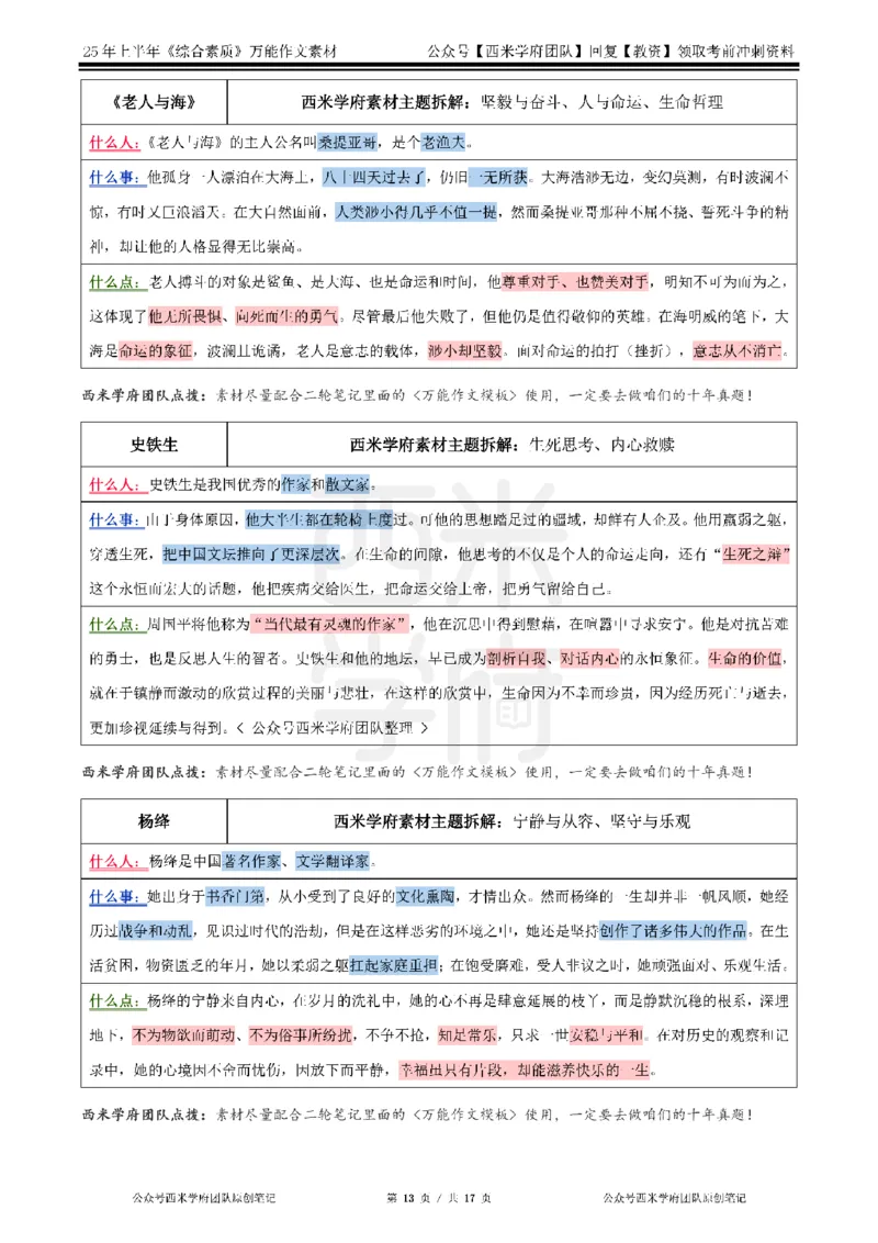 25上作文42个人物素材_4-教培资料-26年最新资料-同步更新_科一科二电子资料合集中小幼（笔记真题知识点汇总等）文件多，按需保存_各机构笔记合集（中小幼）推荐_01西米合集