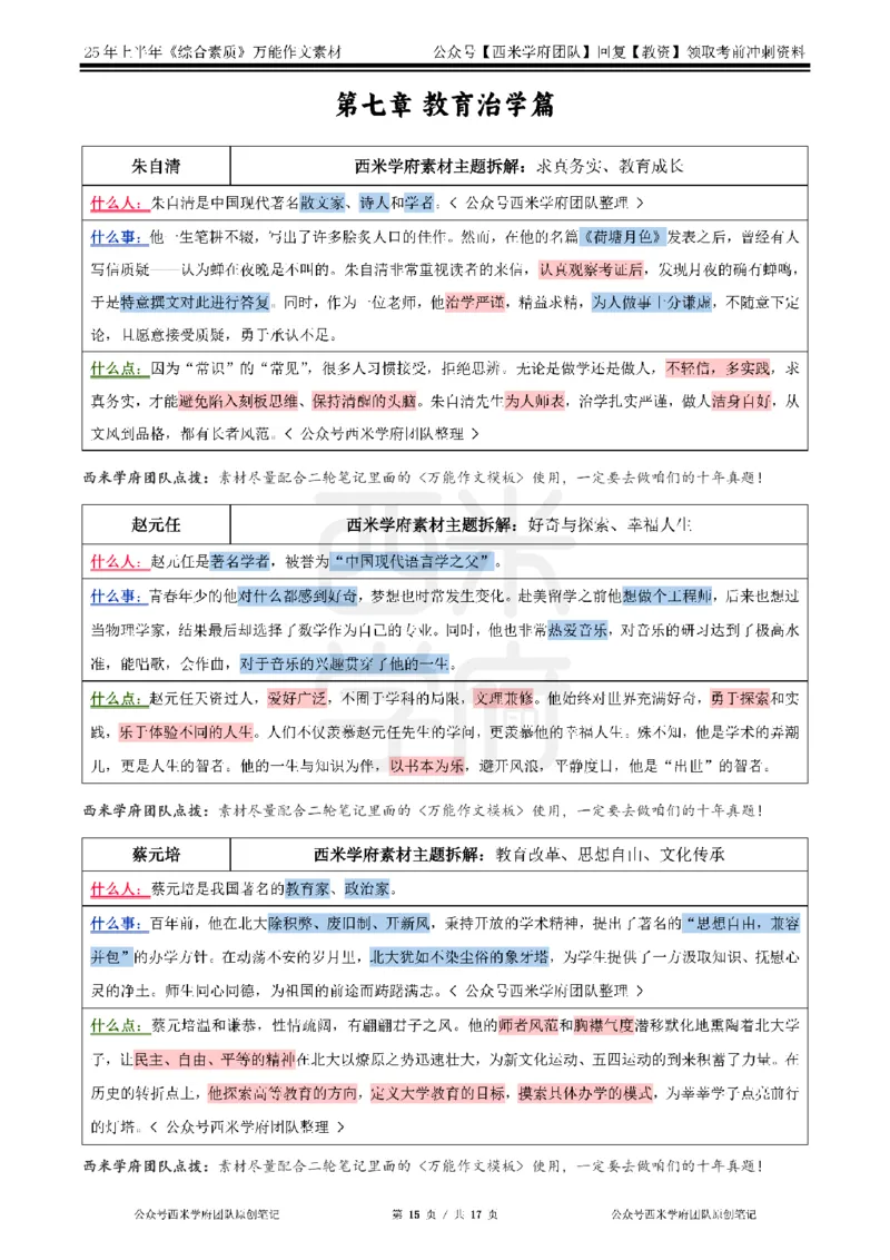 25上作文42个人物素材_4-教培资料-26年最新资料-同步更新_科一科二电子资料合集中小幼（笔记真题知识点汇总等）文件多，按需保存_各机构笔记合集（中小幼）推荐_01西米合集