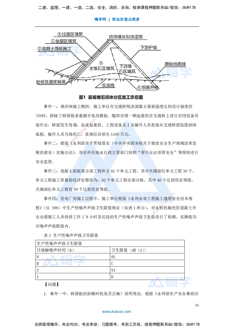 01.2025马丽娜-五年真题解析-2024年真题_2026年一级建造师_2026年一建水利_2025年一建水利SVIP_03-习题精析✿实战特训✿模考通关_02-水利《五年真题解析》马丽娜HX_讲义