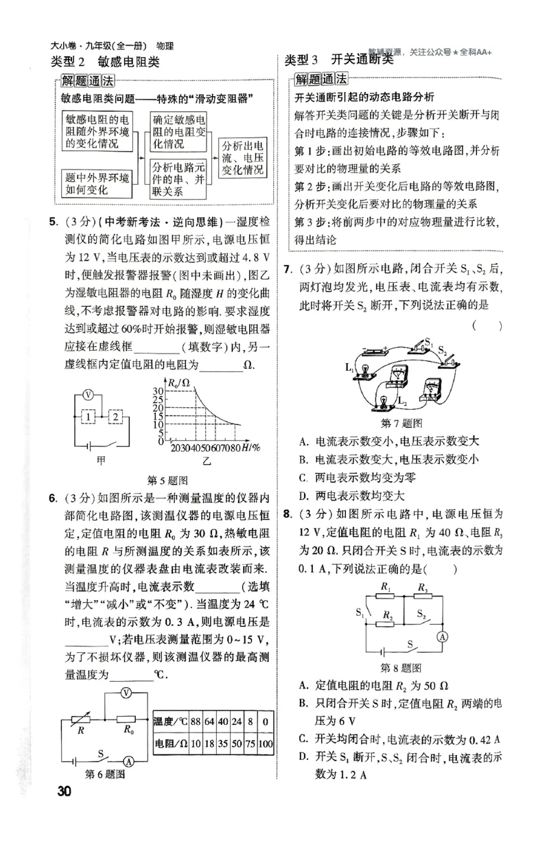 2026《万唯大小卷&bull;物理》9全周测小卷(RJ)_2026万唯系列预习复习_2026版初中《万唯大小卷》9年级全册（全科多版本）_2026《万唯大小卷&bull;物理》9全(RJ)