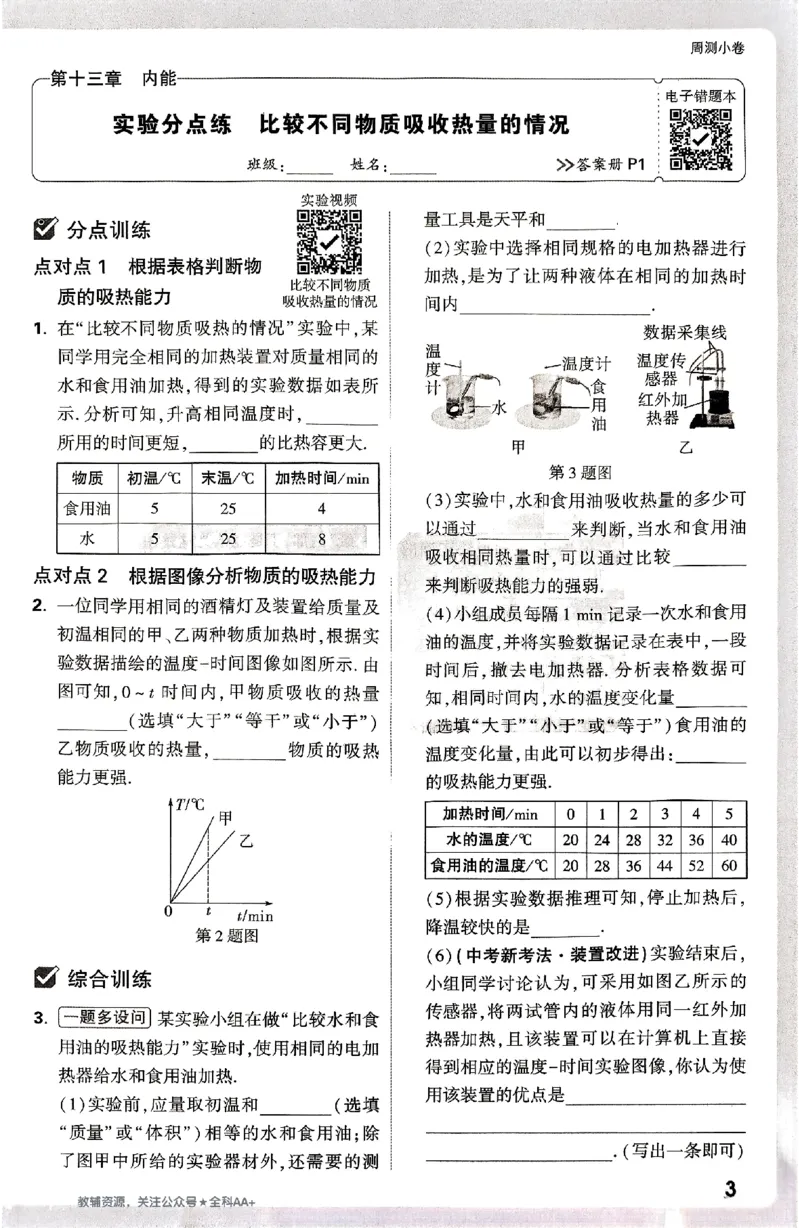 2026《万唯大小卷&bull;物理》9全周测小卷(RJ)_2026万唯系列预习复习_2026版初中《万唯大小卷》9年级全册（全科多版本）_2026《万唯大小卷&bull;物理》9全(RJ)