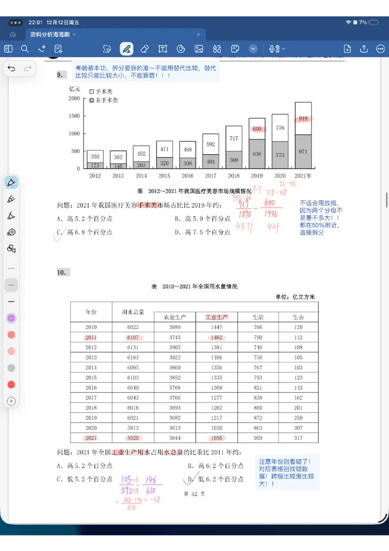 海海刷资料分析专项4（花生思路版）_2026考公资料_（01）花生十三_04刷题班2026年省考四海行测2000题海海刷(1)_01.资料分析刷题_专项笔记_花生思路版