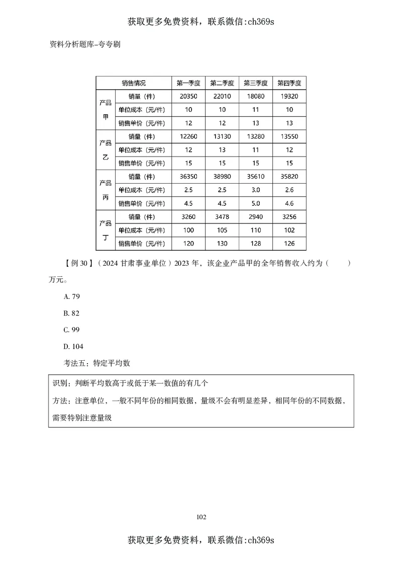2026资料分析题库-夸夸刷-必考题型专项拔高（下册）_2026考公资料_（05）超格_2026年CG（五合一）行测+申论夸夸刷_讲义